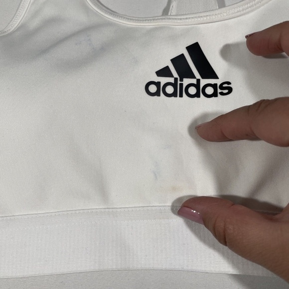 NWD Adidas [ Small ] Don't‎ Rest Alphaskin Racerback Sports Bra White - Picture 6 of 12
